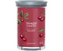 Yankee Candle vonná svíčka Tumbler ve skle velká Black Cherry 567 g Červená