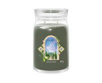 Yankee Candle vonná svíčka Signature ve skle velká Olive & Cypress 567g Zelená
