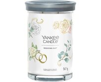 Yankee Candle vonná svíčka Tumbler ve skle velká Wedding Day 567g Bílá