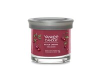 Yankee Candle vonná svíčka Tumbler ve skle malá Black Cherry 122 g Červená