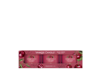 Yankee Candle votivní svíčka ve skle Black Cherry 3x37g