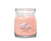 Yankee Candle vonná svíčka Signature ve skle střední Watercolour Skies 368g Růžová