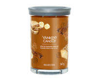 Yankee Candle vonná svíčka Tumbler ve skle velká Spiced Banana Bread 567g Hnědá