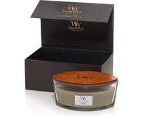 Dárková sada: Dárkové balení 1x vonná svíčka s dřeveným knotem Elipsa Loď Fireside WoodWick 453,6 g