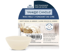Yankee Candle vonný vosk Soft Wool & Amber 22g