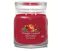 Yankee Candle vonná svíčka Signature ve skle střední Red Apple Wreath 368g Červená