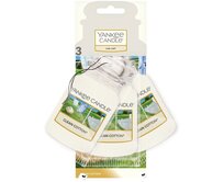 Yankee Candle 3 ks visačka do auta Clean Cotton Bílá
