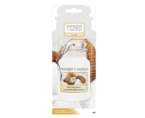 Yankee Candle visačka do auta Soft Blanket Bílá