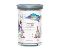 Yankee Candle vonná svíčka Tumbler ve skle velká Magical Bright Lights Tumbler 567g Bílá