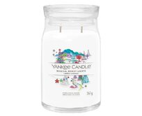 Yankee Candle vonná svíčka Signature ve skle velká Magical Bright Lights 567g Bílá