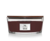 WoodWick vonná svíčka s dřevěným knotem Elipsa Phantom Cherry Ellipse 453,6g Červená