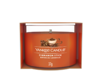 Yankee Candle mini svíčka Cinnamon Stick 37g Červená