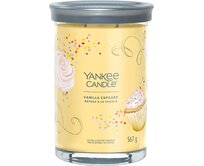 Yankee Candle vonná svíčka Tumbler ve skle velká Vanilla Cupcake 567 g Žlutá