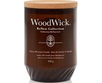 WoodWick vonná svíčka s dřevěným knotem Renew Cherry Blossom & Vanilla 368 g Hnědá