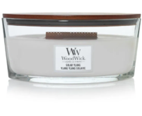 WoodWick vonná svíčka s dřevěným knotem Elipsa Solar Ylang 453,6 g Modrá