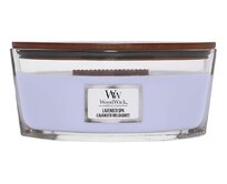 WoodWick vonná svíčka s dřevěným knotem Elipsa Lavender Spa 453,6 g Fialová