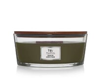 WoodWick vonná svíčka s dřevěným knotem Elipsa Fraser Fir 453,6g Hnědá