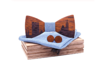 Manžetové knoflíčky s motýlkem Riviera 100% Cotton