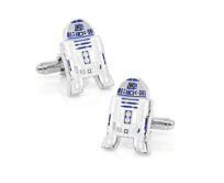 Manžetové knoflíčky Star Wars R2D2 Stříbrné, Ocel