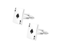 Manžetové knoflíčky - Poker eso (Ace)