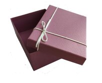 Dárkový box na set kravaty DeLux Fialová, papír tvrzený