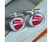 Manžetové knoflíčky Ducati – styl pro milovníky rychlosti a elegance červené, Ocel