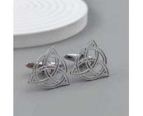 Manžetové knoflíčky Triquetra Ocelová, Ocel