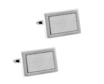 Manžetové knoflíčky hladké Ocelová, ocel