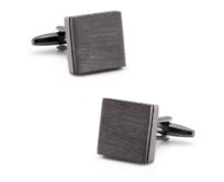 Manžetové knoflíčky Elegance Černá, Ocel