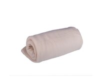 Fleecová deka béžová 150 x 200 cm bílé, mikrovlákno