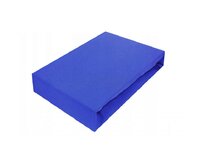 Jersey prostěradlo Exclusive - královské modré 140x200 modré, 100% bavlna