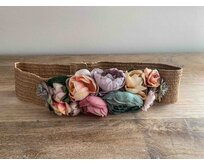 Maddey elastický pásek s květy Barva: béžová béžová