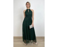 dlouhé tylové šaty Adriana Barva: starorůžová starorůžová