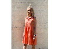 košilové šaty Elena Barva: korálová korálová