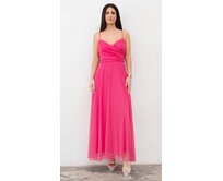 tylové šaty Mia Barva: fuchsia fuchsia