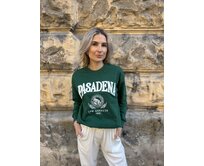 mikina Pasadena Barva: lahvově zelená, Velikost: S/M lahvově zelená, S/M