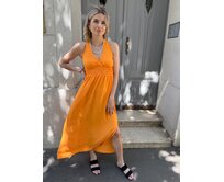 letní šaty Violet Barva: oranžová oranžová
