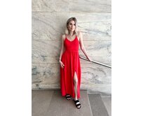 dlouhé šaty Jane Barva: červená červená