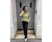 svetr Laura Barva: olivová olivová