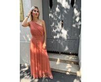 dlouhé tylové šaty Alex Barva: lososová lososová