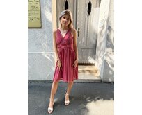 krátké šaty Clara Barva: malinová, Velikost: M malinová, M