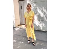 dlouhé šaty Paula Barva: žlutá žlutá