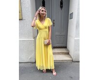 dlouhé tylové šaty Patricie Barva: žlutá žlutá