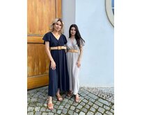 dlouhé šaty Vanda Barva: tmavě modrá tmavě modrá
