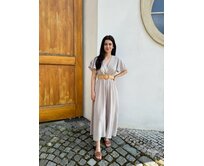 dlouhé šaty Vanda Barva: taupe taupe
