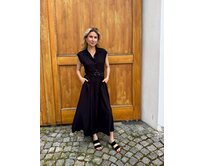 košilové šaty Olivia Barva: černá černá