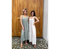 dlouhé šaty Maddie Barva: čokoládová čokoládová