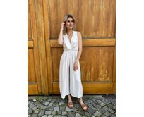 dlouhý overal Leah Barva: krémová krémová