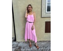 dlouhé šaty Millie Barva: růžová růžová