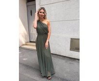 dlouhé tylové šaty Alex Barva: khaki khaki